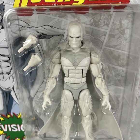 Marvel Legends Retro Series West Coast Avengers Vision White 6" Hasbro - Picture 2 of 6